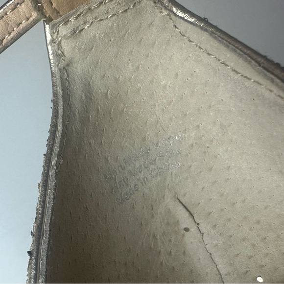 Jewel Badgley Mischka Gold Glittery Faux Jeweled Claudia Block Heeled Sandal 10 - Picture 11 of 16